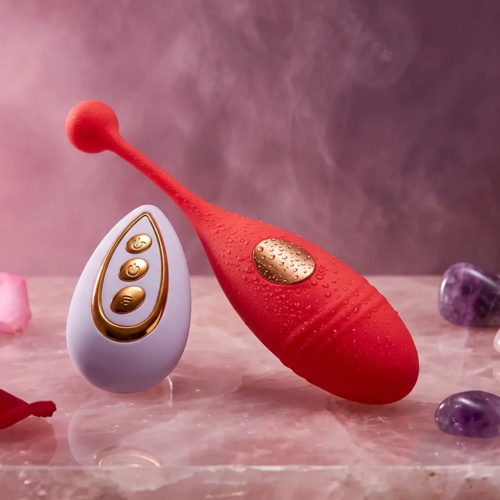 Œuf Vibrant Silicone - Télécommande