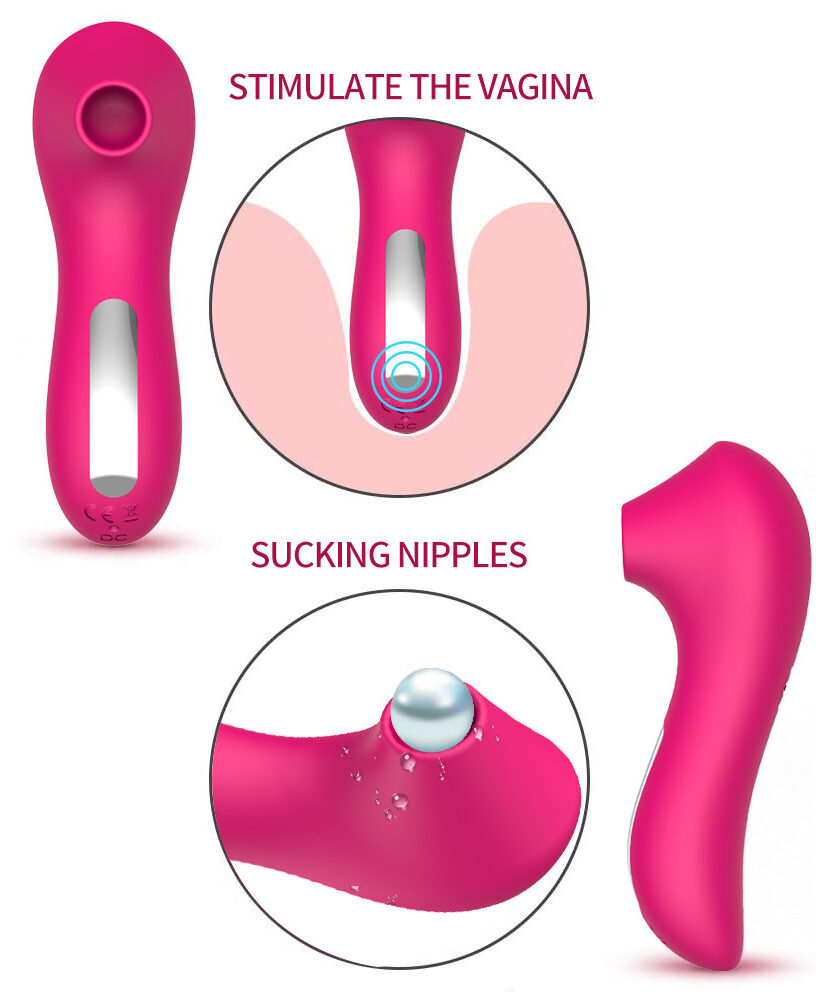 Stimulateur clitoridien à aspiration - 10 modes d'aspiration
