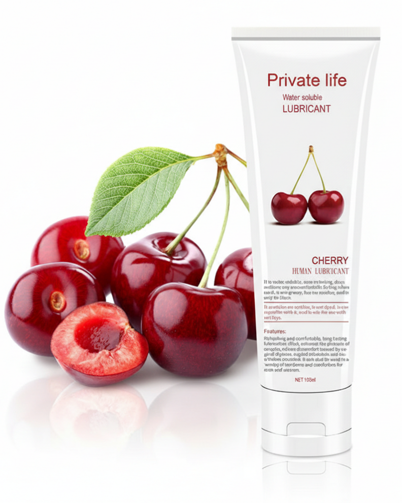 Lubrifiant Intime à la Cerise - 100 ml (Base Eau)